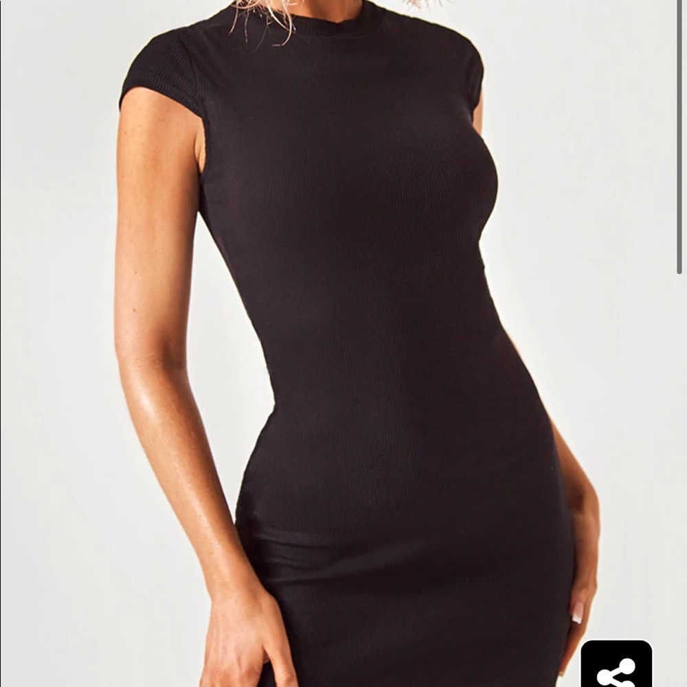 Pretty little thing high neck bodycon dress